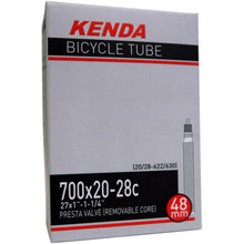 Kenda - Bicycle Tube - 700 x 20 - 28mm - 48mm - Presta Valve 12700020_1264733