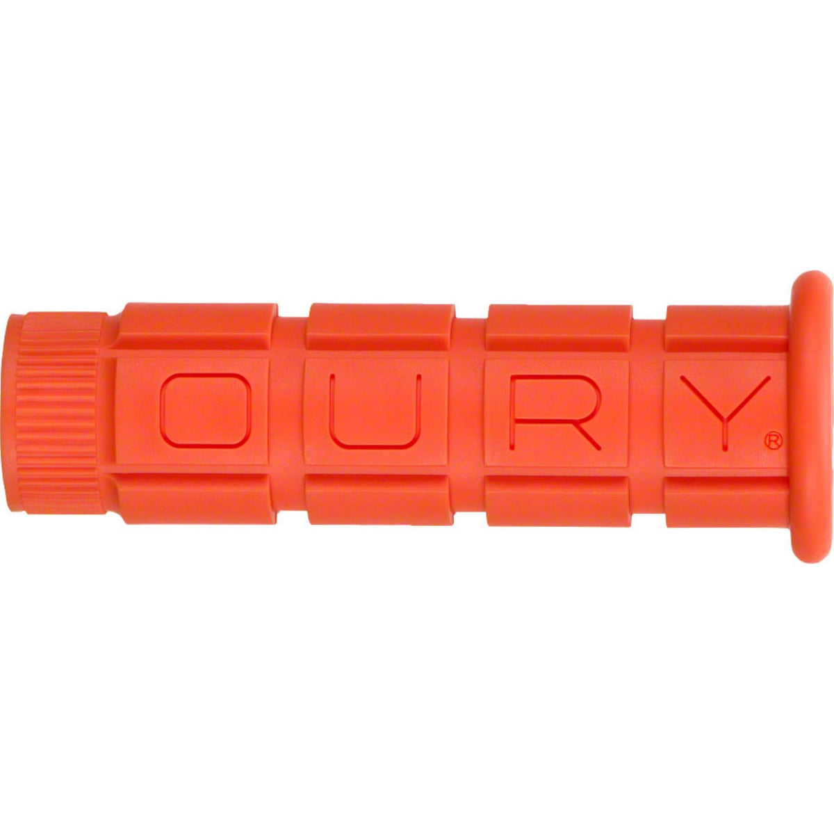 Oury Single Compound Bike Grips 114mm - Orange - Pair [MPN: OSCGOG90]_1230221