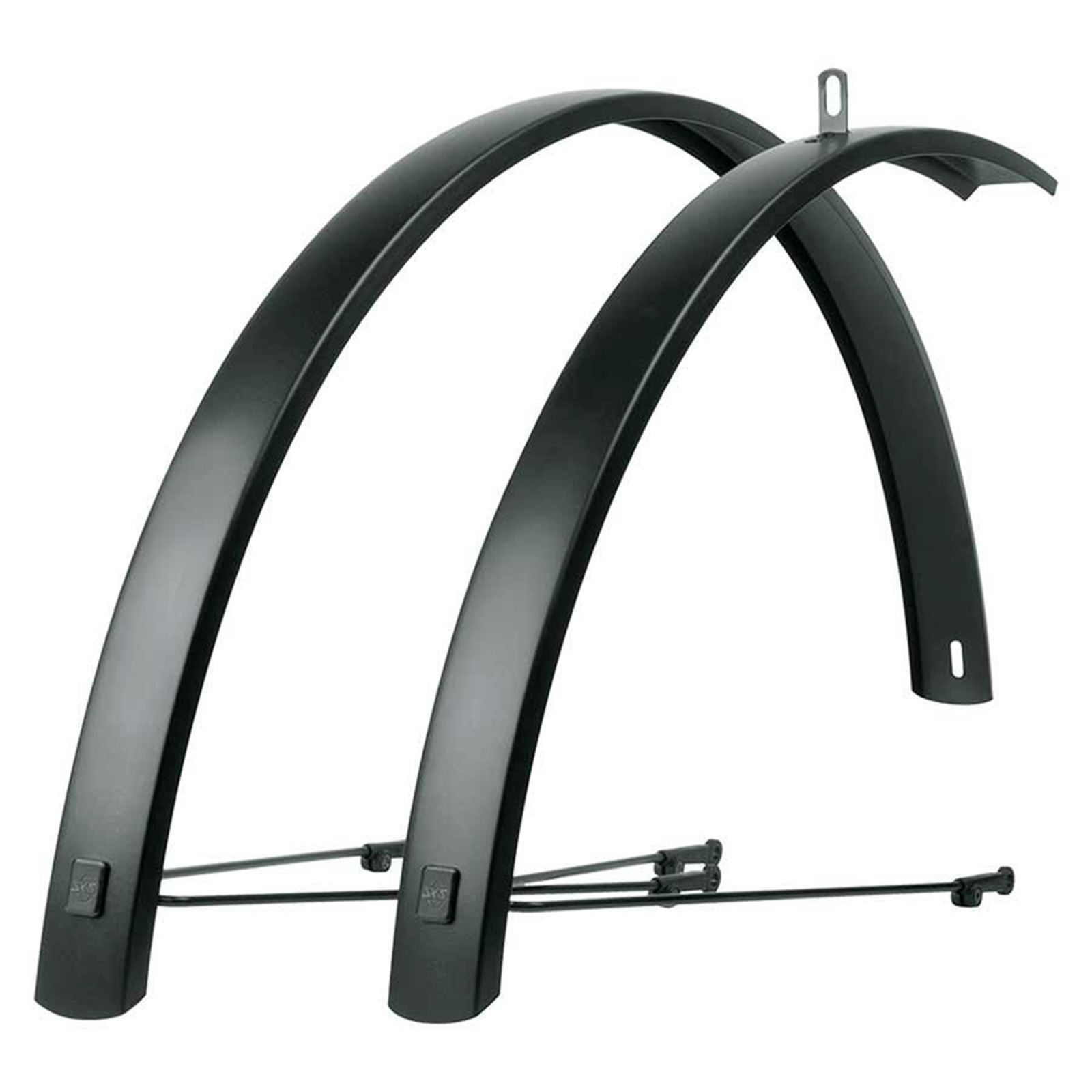 SKS Germany Edge AL Fender - 700C - 42mm - Black - Pair [MPN: 11494]_1113147