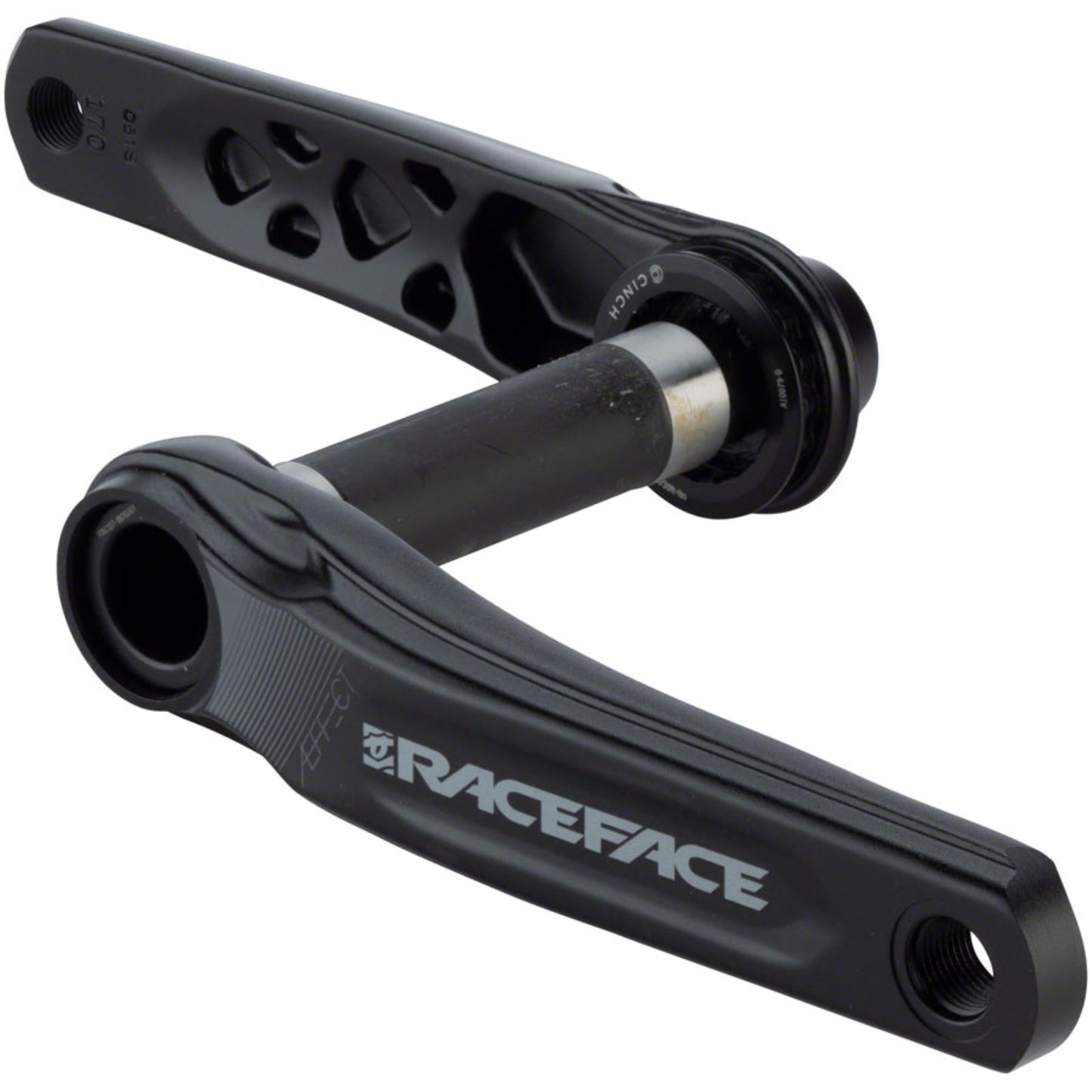 Race Face Aeffect Crank Arm - 165mm  24mm  BCD: Direct Mount - Black [MPN: CK19AE137ARM165BLK]_1230561
