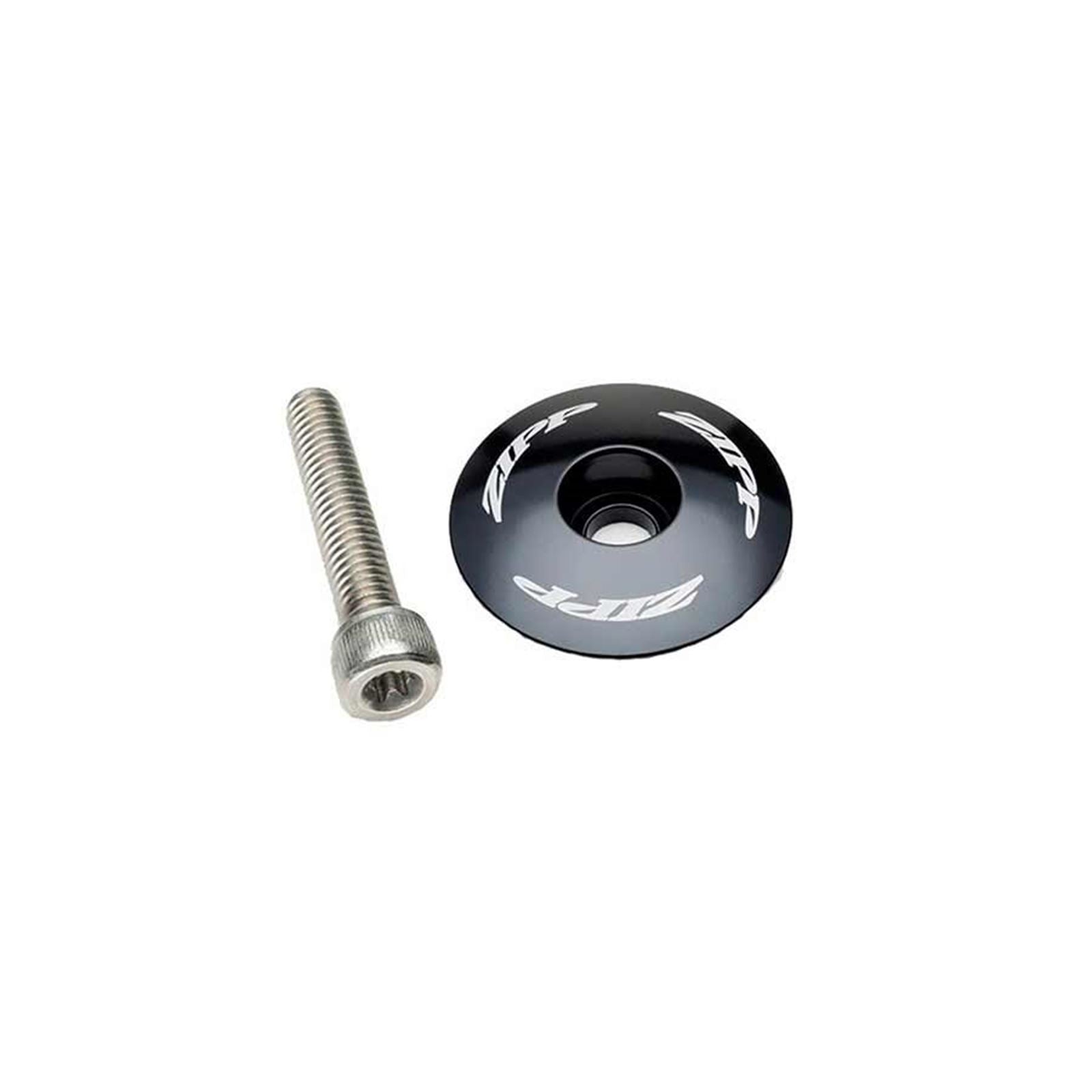Zipp Top Cap and Bolt - 1-1/8''- Black [MPN: 11.6518.002.000]_1113775