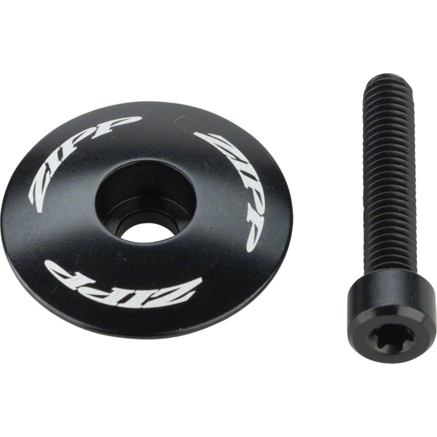 Zipp Top Cap and Bolt - 1-1/8''- Black [MPN: 11.6518.002.000]_1213518