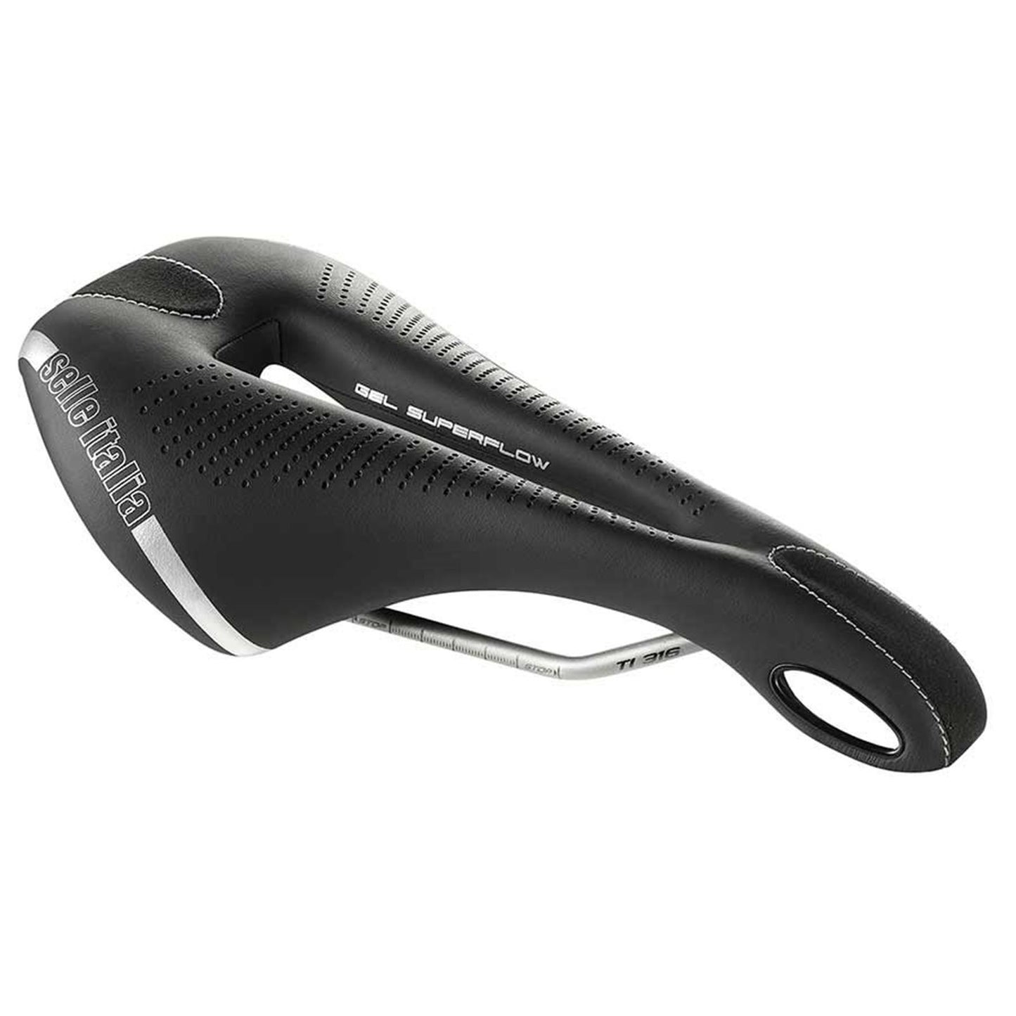 Selle Italia MAX FLITE Gel Superflow Bike Saddle 290 x 146mm - Unisex - Black [MPN: 024H901IKC002]_1113812