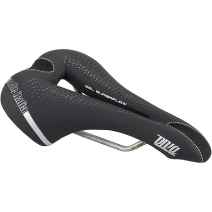 Selle Italia DIVA Gel Superflow Bike Saddle 270 x 152mm - Women - Black 013H901IKC001_1247674