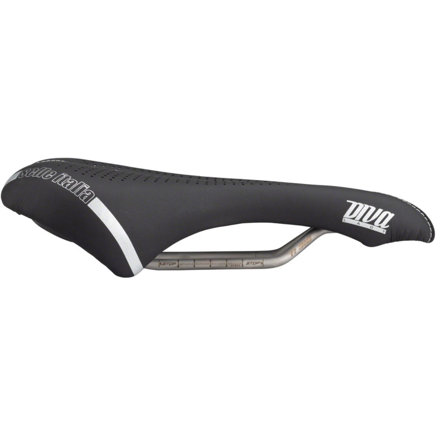 Selle Italia DIVA Gel Superflow Bike Saddle 270 x 152mm - Women - Black 013H901IKC001_1247703