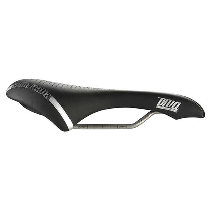 Selle Italia DIVA Gel Superflow Bike Saddle 270 x 135mm - Women - Black 013H601IKC001_1113794