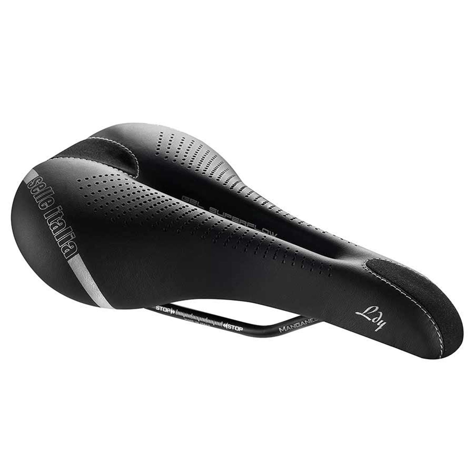 Selle Italia LADY Gel Flow Bike Saddle 262 x 135mm - Women - Black 022H601IHC002_1113874
