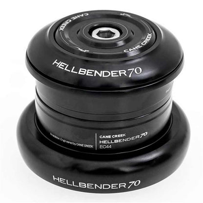 Cane Creek Hellbender 70 ZS/External Headset Complete ZS44/28.6/H8 | EC44/40 Black [MPN: BAA1187K]_1113956