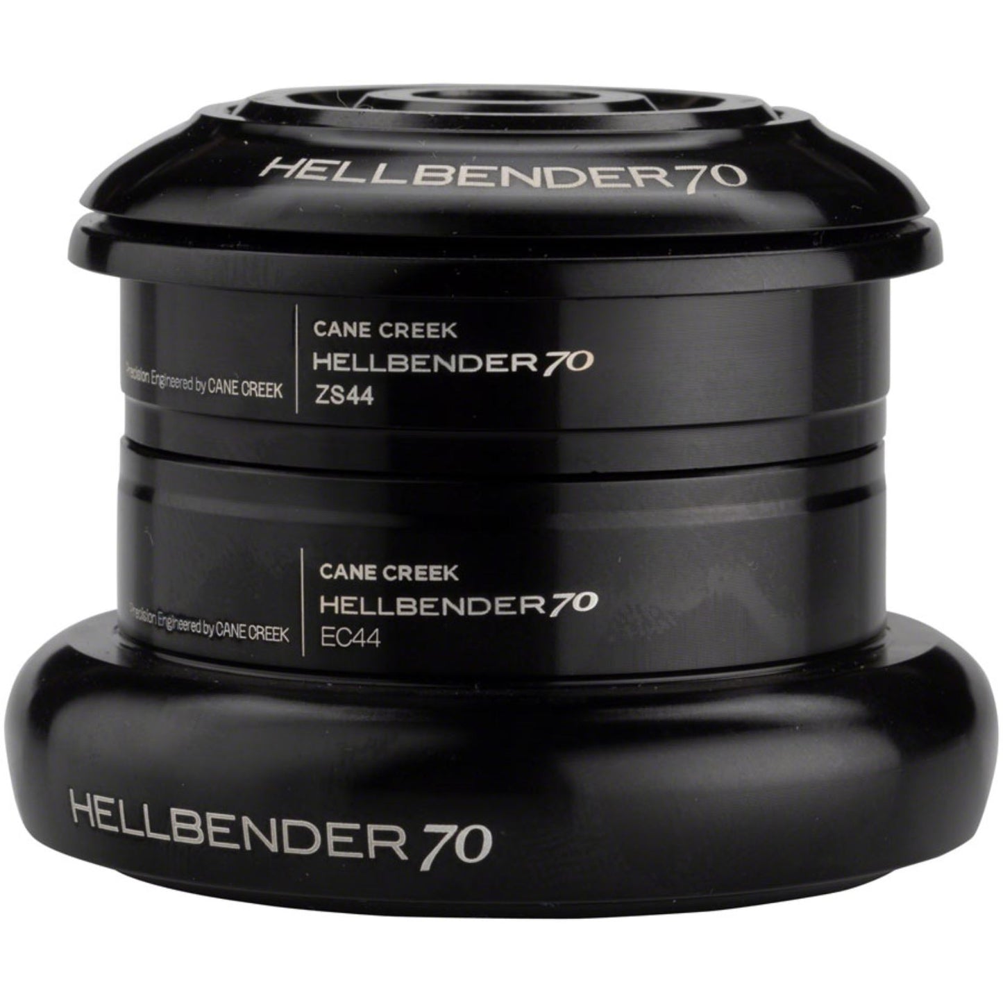 Cane Creek Hellbender 70 ZS/External Headset Complete ZS44/28.6/H8 | EC44/40 Black [MPN: BAA1187K]_1241015
