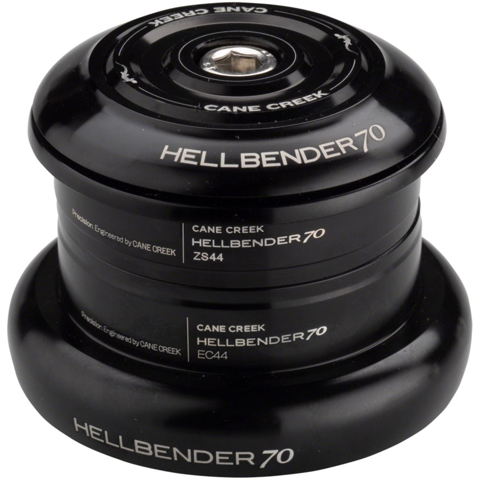Cane Creek Hellbender 70 ZS/External Headset Complete ZS44/28.6/H8 | EC44/40 Black [MPN: BAA1187K]_1241016