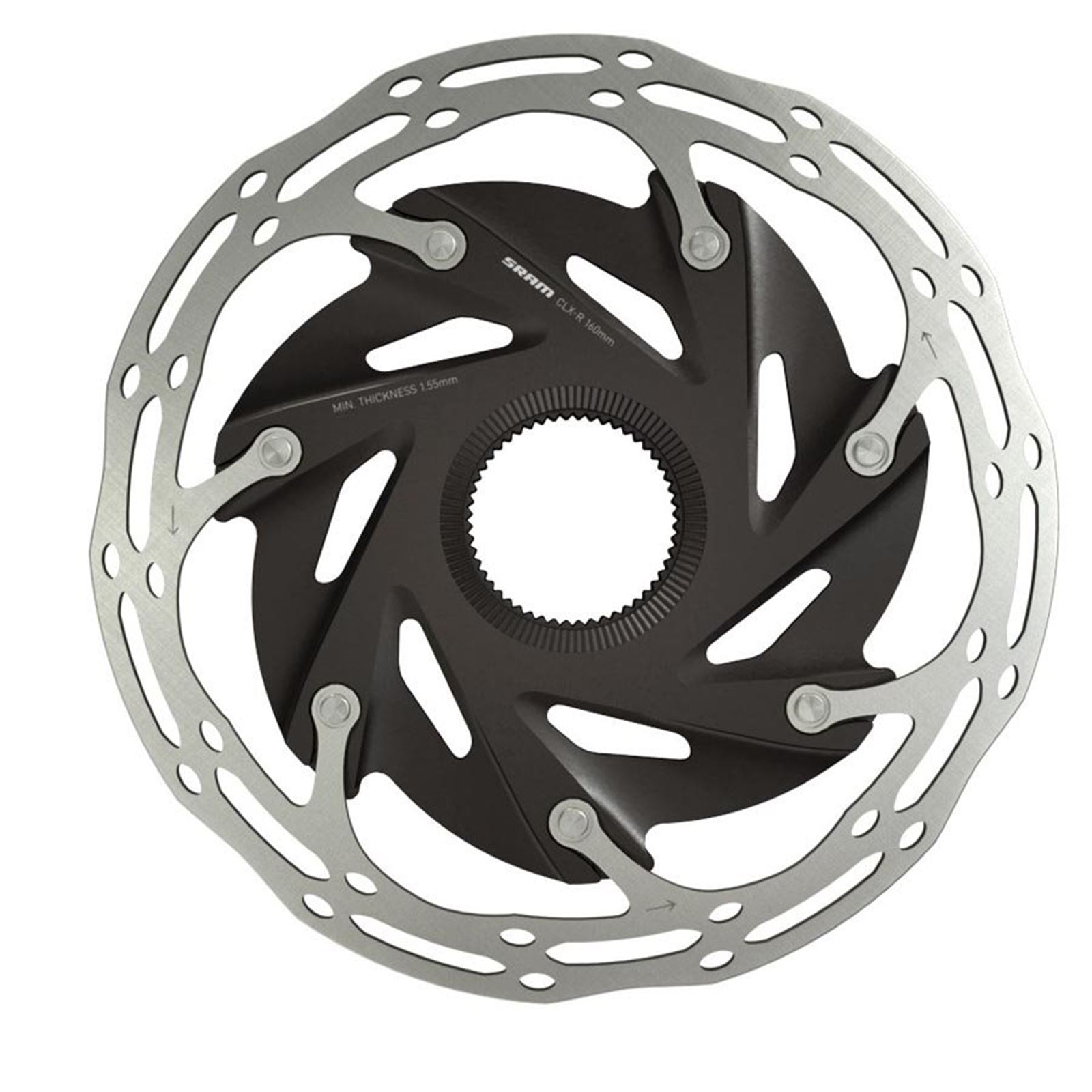 SRAM CenterLine XR Disc Brake Rotor - 160mm - Silver/Black  [MPN: 00.5018.122.003]_1114173