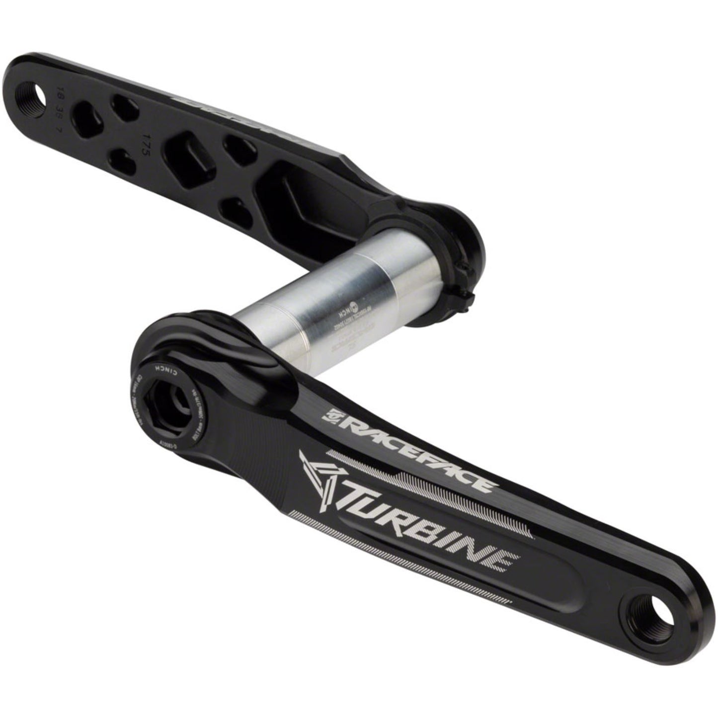 Race Face Turbine Crankset 175mm - Black - MTB/Boost [MPN: CK19TUR136ARM175BLK]_1236440
