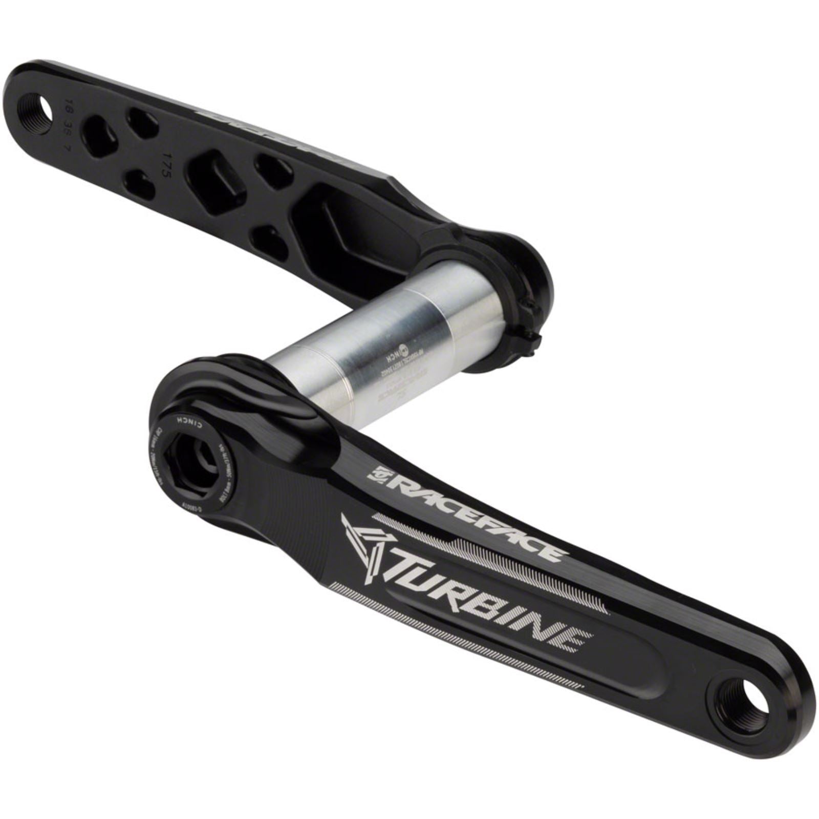 Race Face Turbine Crankset 175mm - Black - MTB/Boost [MPN: CK19TUR136ARM175BLK]_1236440