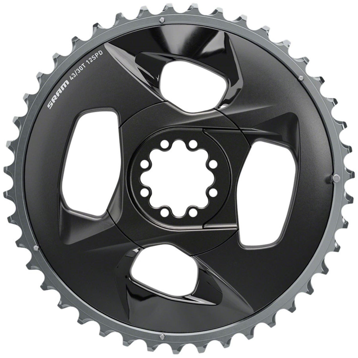 SRAM Force AXS Chainring Teeth: 43 - Aluminum - Black [MPN: 00.6218.015.004]_1276361
