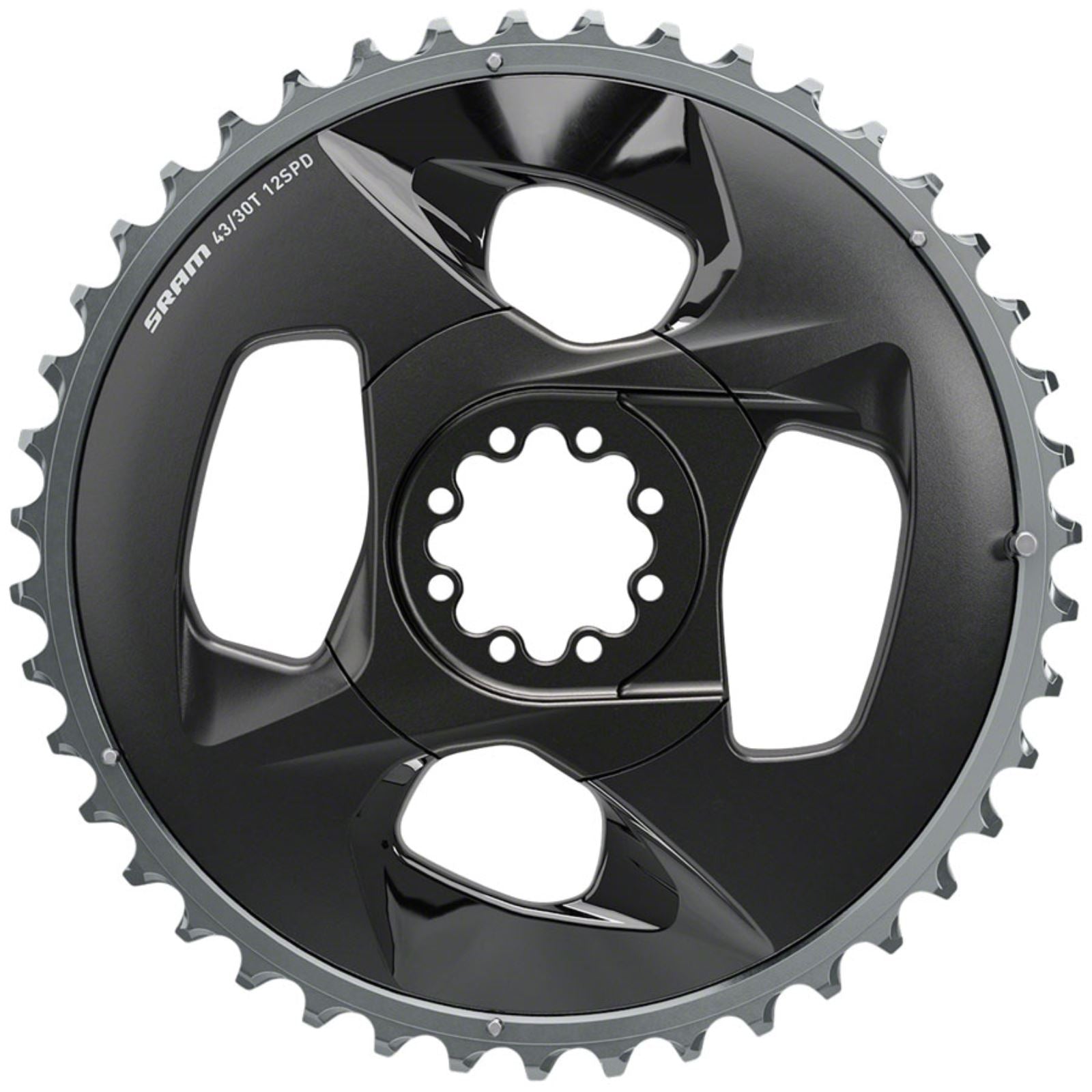 SRAM Force AXS Chainring Teeth: 43 - Aluminum - Black [MPN: 00.6218.015.004]_1276361