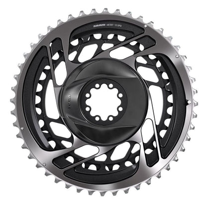 SRAM Red AXS 2x Chainring Teeth: 37/50 - Aluminum - Grey [MPN: 00.6218.017.002]_1114434