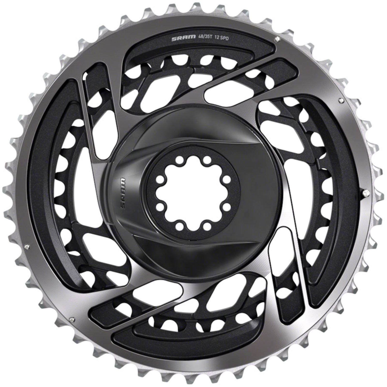 SRAM Red AXS 2x Chainring Teeth: 37/50 - Aluminum - Grey [MPN: 00.6218.017.002]_1248013