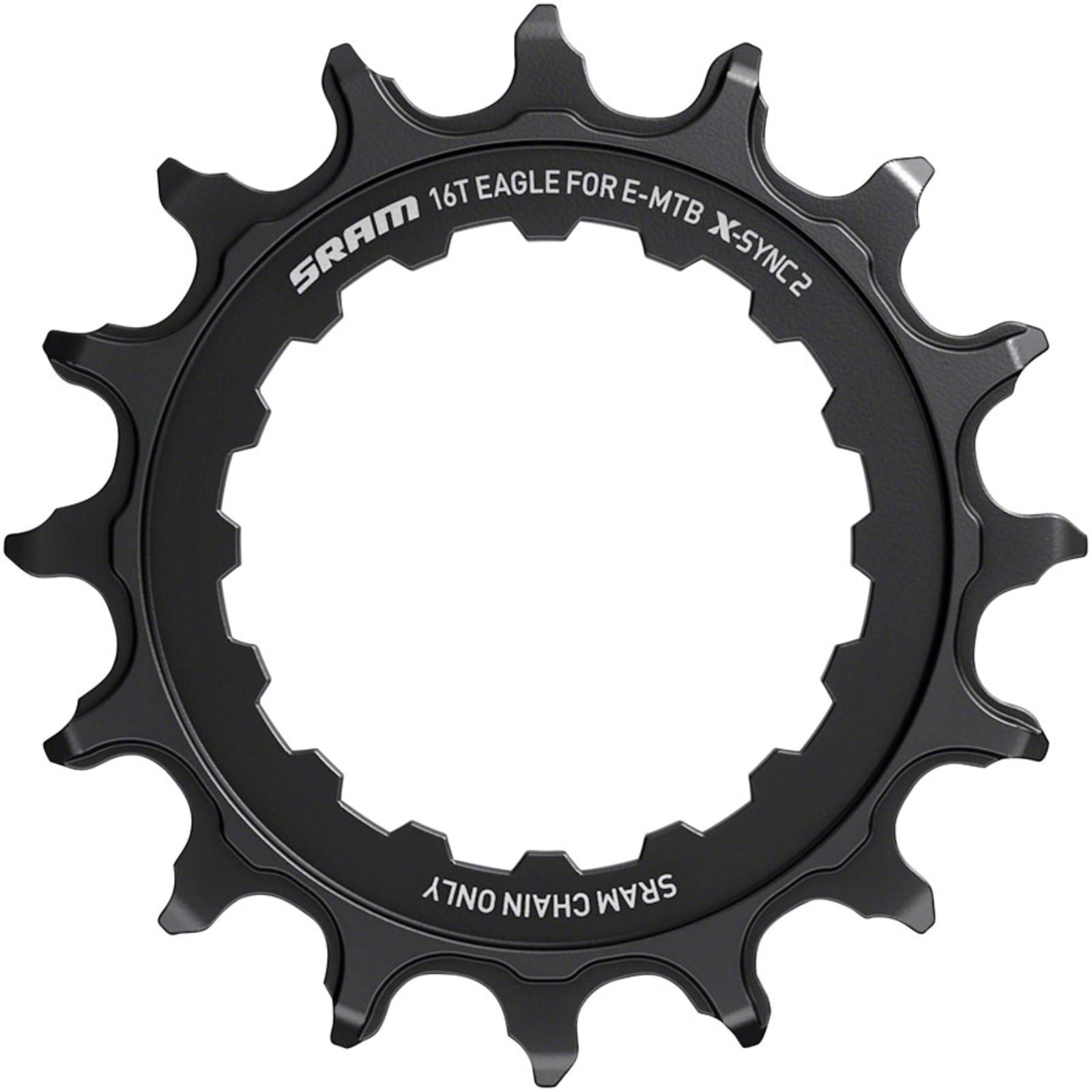 SRAM X-SYNC 2 Bosch Chainring - Teeth: 16 - Speed: 12 - Steel - Black [MPN: 00.6218.013.000]_1247937