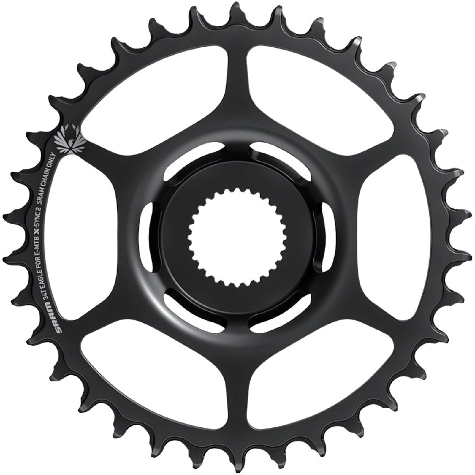 SRAM 34t Bosch Direct Mount Chainring, Black  [MPN: 00.6218.013.001]_1247938