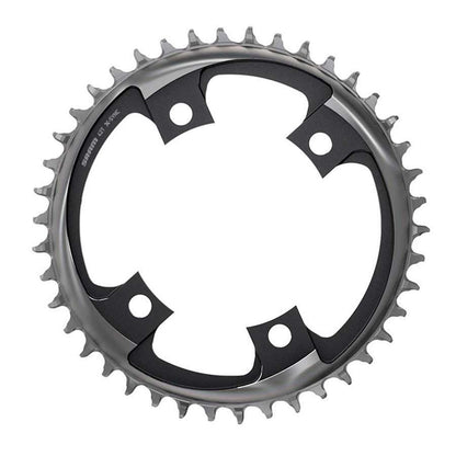SRAM 38 Tooth 107mm BCD x 4-Bolt X-Sync Chainring, Blast Black  [MPN: 00.6218.014.007]_1114396