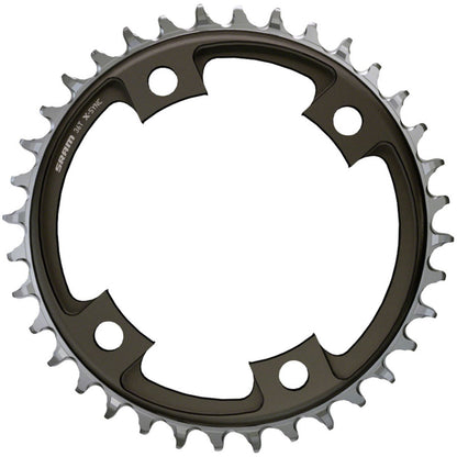 SRAM 44 Tooth 107mm BCD x 4-Bolt X-Sync Chainring, Blast Black  [MPN: 00.6218.014.000]_1248019