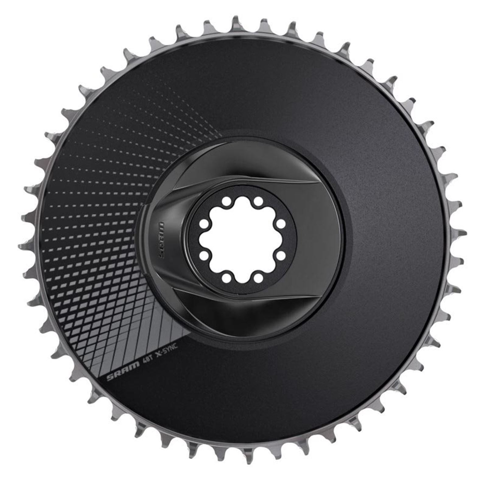SRAM 48T X-Sync Aero Direct Mount Chainring, Blast Black  [MPN: 00.6218.016.000]_1114401