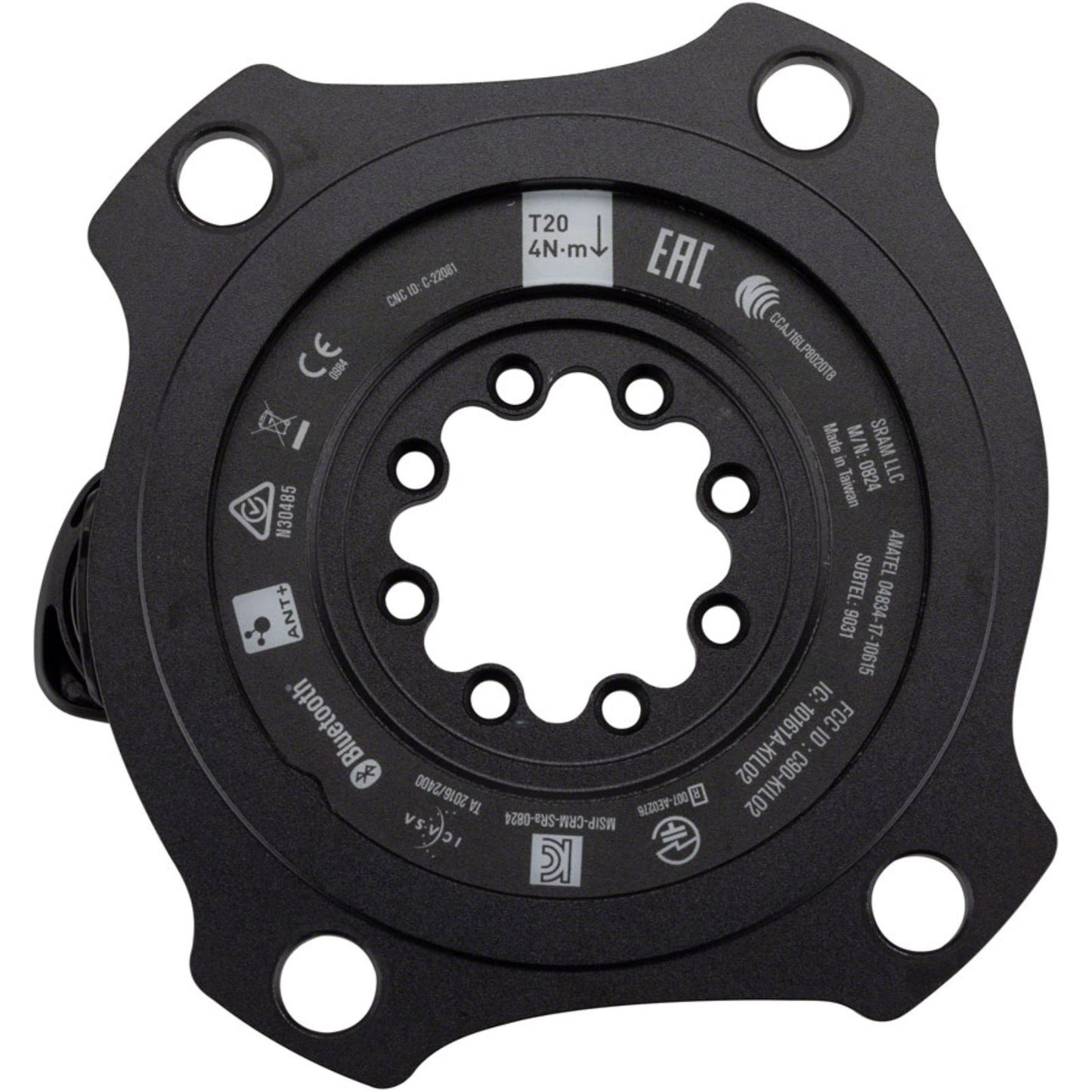 SRAM AXS Powermeter Spider Crankset BCD: 107 No Chainring - Road [MPN: 00.3018.229.000]_1247934