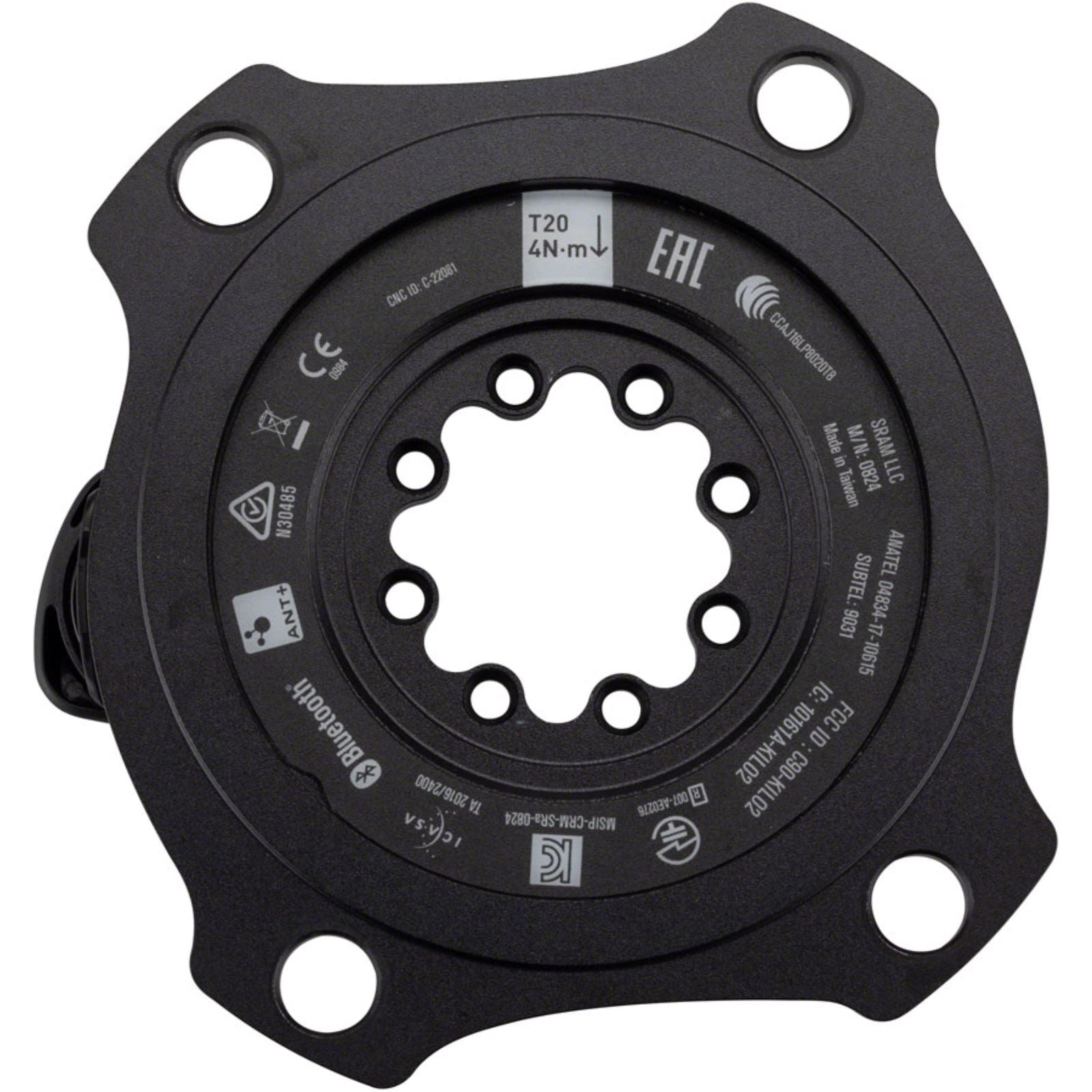 SRAM AXS Powermeter Spider Crankset BCD: 107 No Chainring - Road [MPN: 00.3018.229.000]_1247934