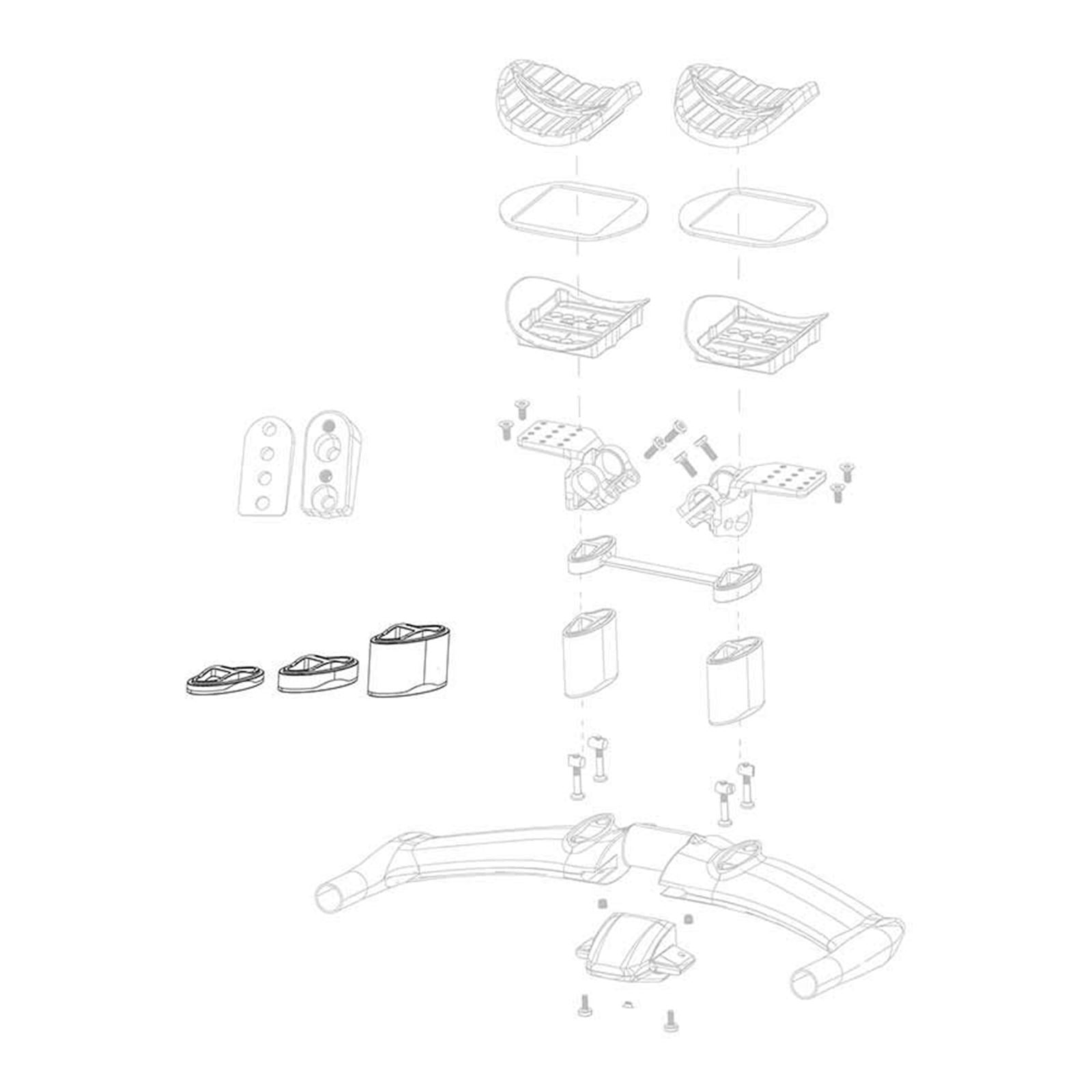 Zipp Vuka Aero C1 Riser Kit - Includes Riser Sets and Bolts [MPN: 11.6618.029.006]_1114465