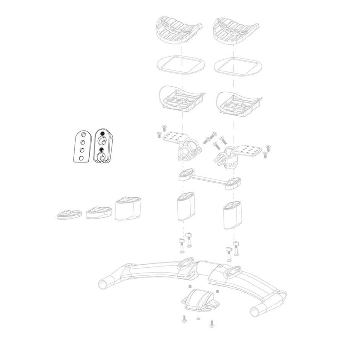 Zipp Vuka Aero C1 Armrest Angle Wedge Kit [MPN: 11.6618.029.007]_1114466