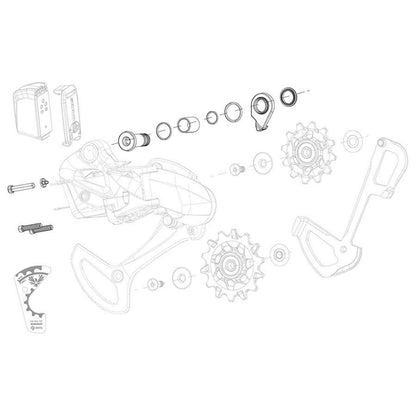 SRAM XX1 Eagle AXS Bolt and Screw Kit [MPN: 11.7518.092.000]_1114471