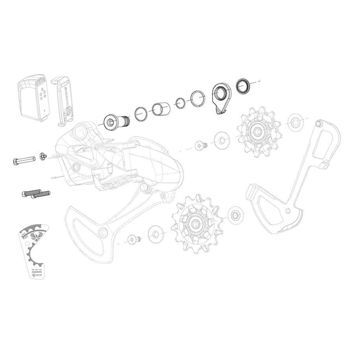 SRAM X01 Eagle AXS Bolt and Screw Kit [MPN: 11.7518.092.001]_1114472
