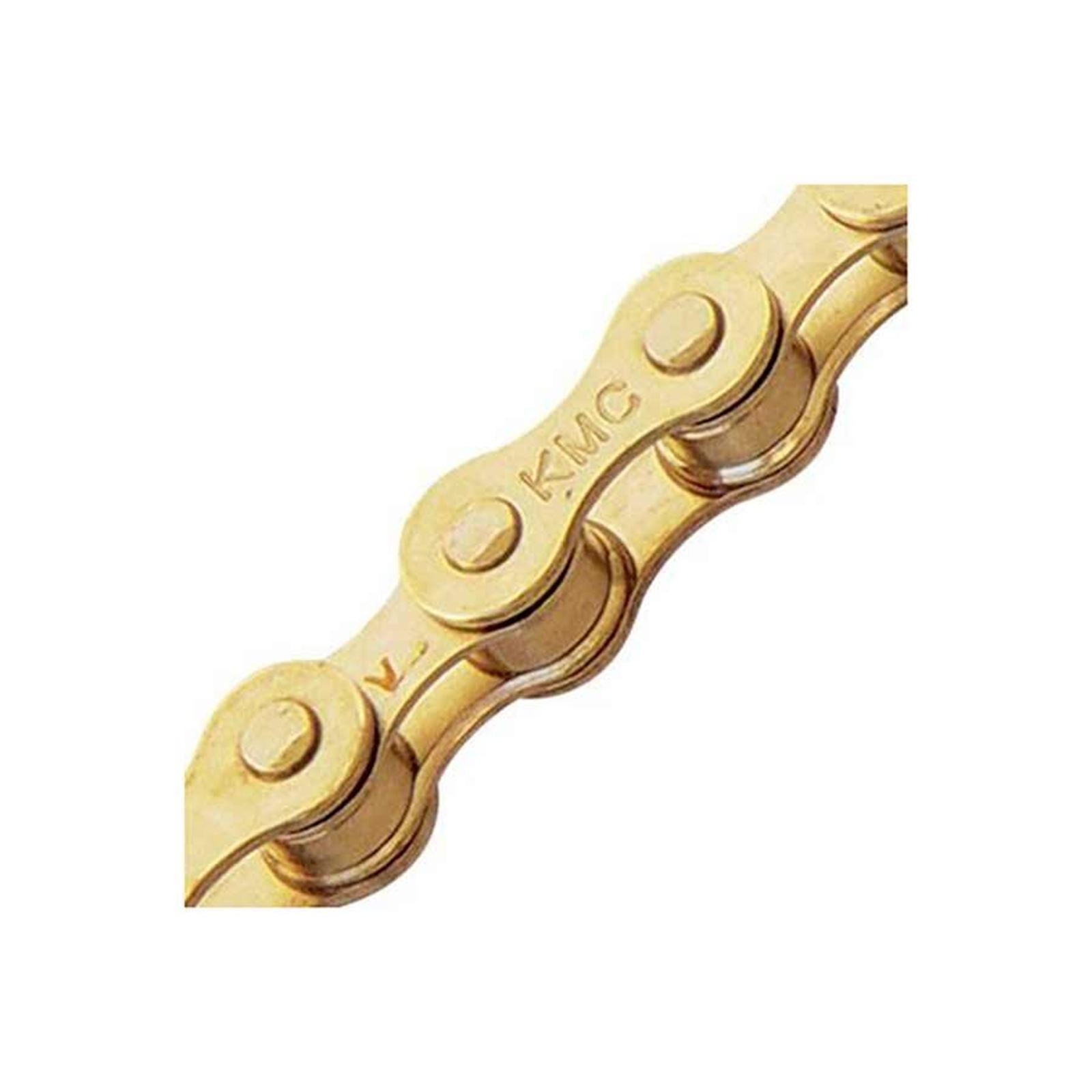 KMC S1 Chain - Speed: 1 - 8.6mm - Links: 112 - Gold [MPN: S1 x 112L]_1114770