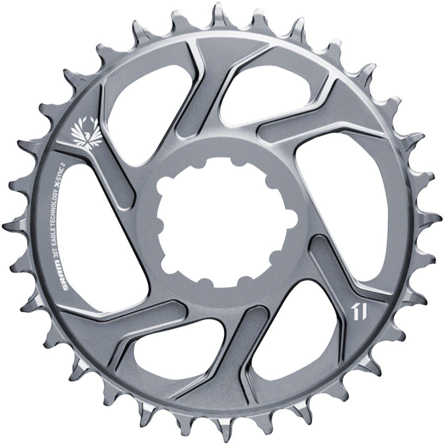 SRAM X-SYNC 2 X01 Eagle Polar Grey Chainring Teeth: 30 - Grey [MPN: 11.6218.042.005]_1247945
