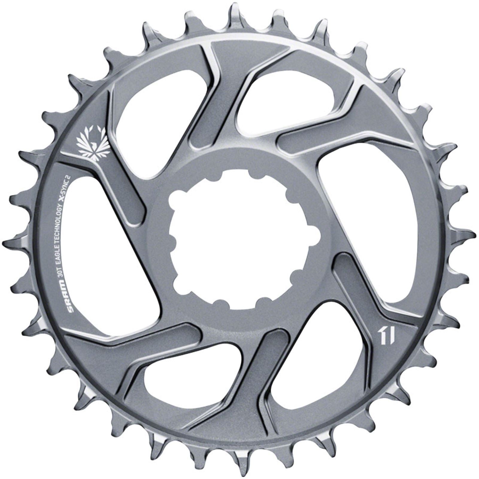 SRAM X-SYNC 2 X01 Eagle Polar Grey Chainring Teeth: 30 - Grey [MPN: 11.6218.042.005]_1247945