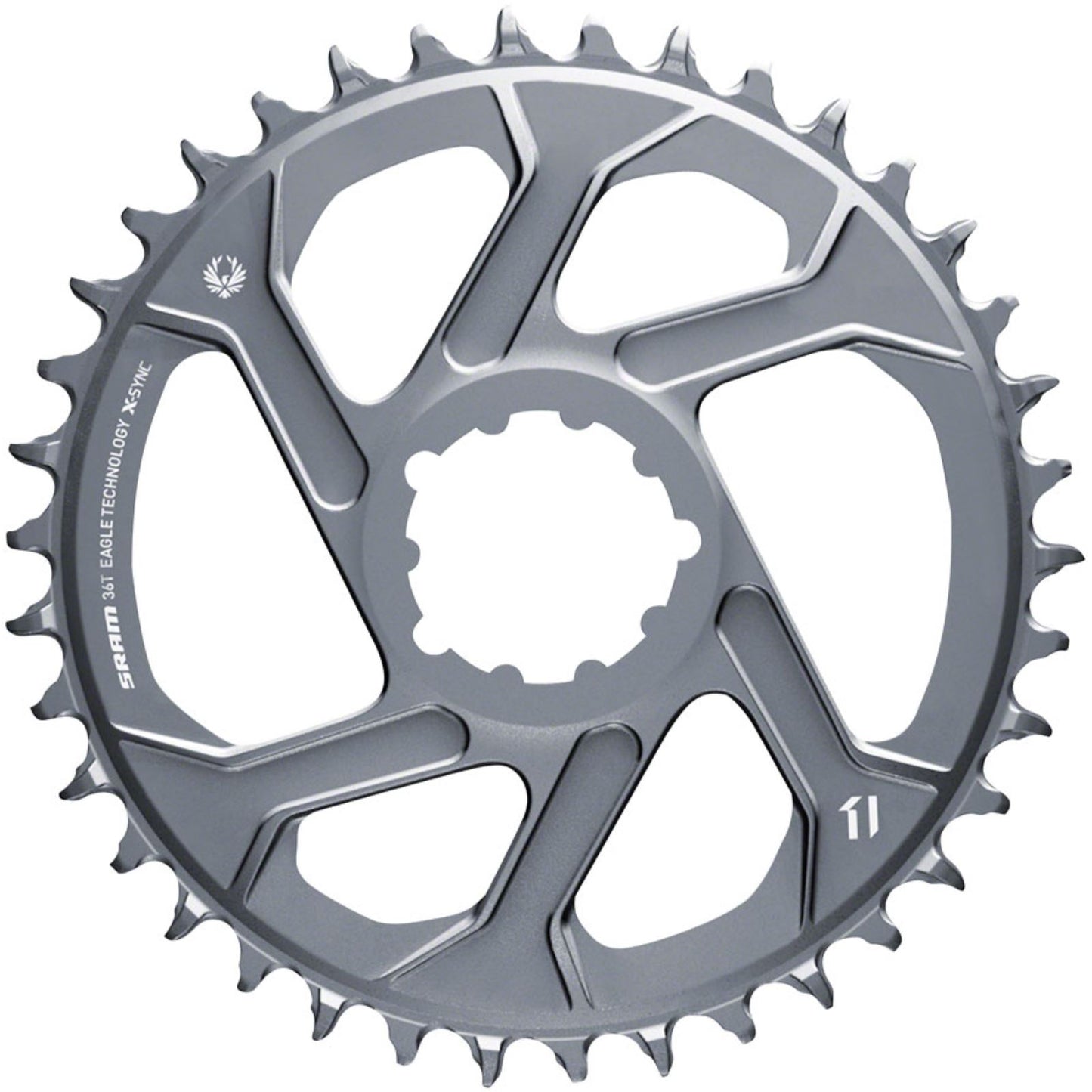 SRAM X-SYNC Chainring Teeth: 36 - Grey [MPN: 11.6218.042.008]_1247997
