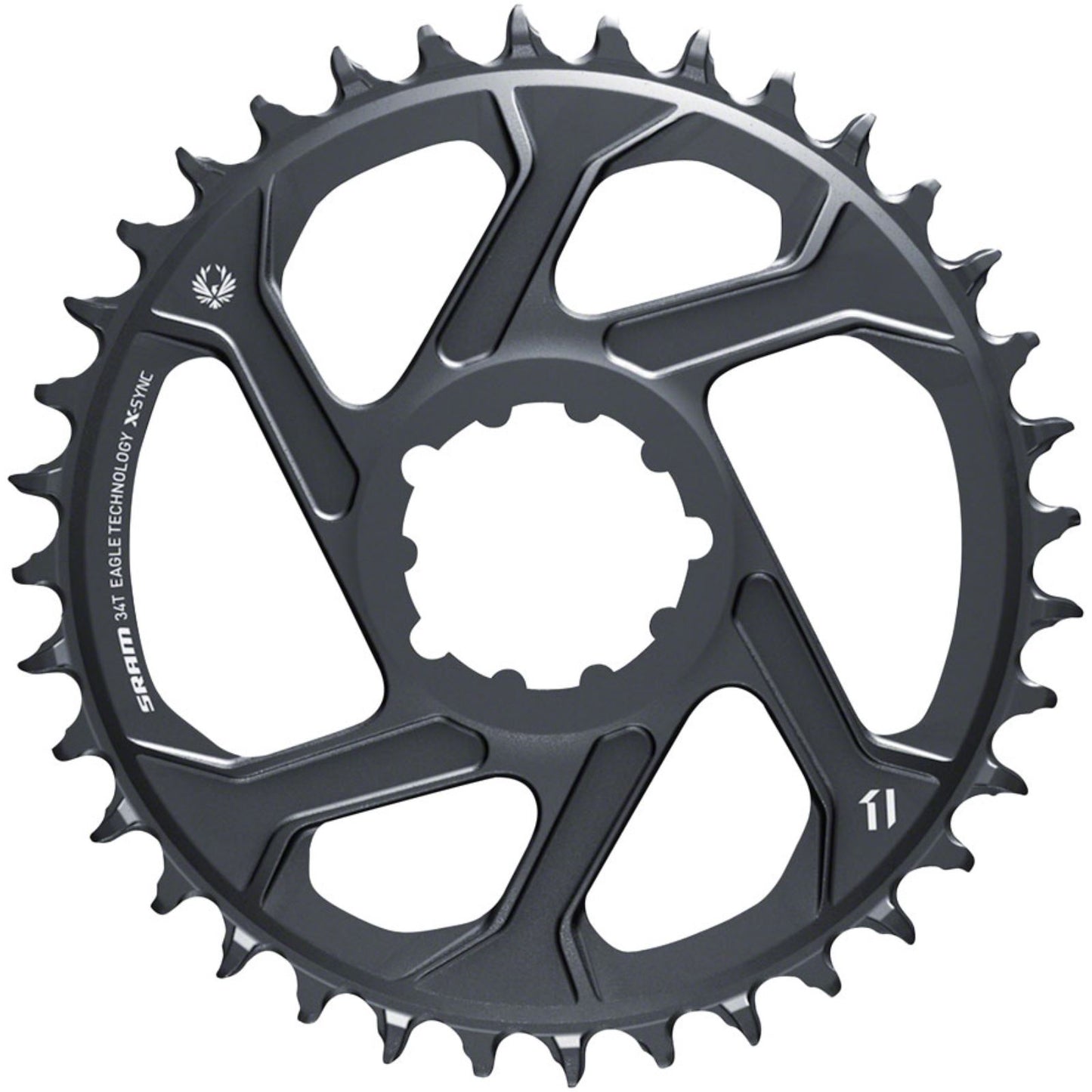 SRAM Eagle Lunar Grey 3mm Chainring - Teeth: 34 - Speed: 12 [MPN: 11.6218.042.017]_1248001