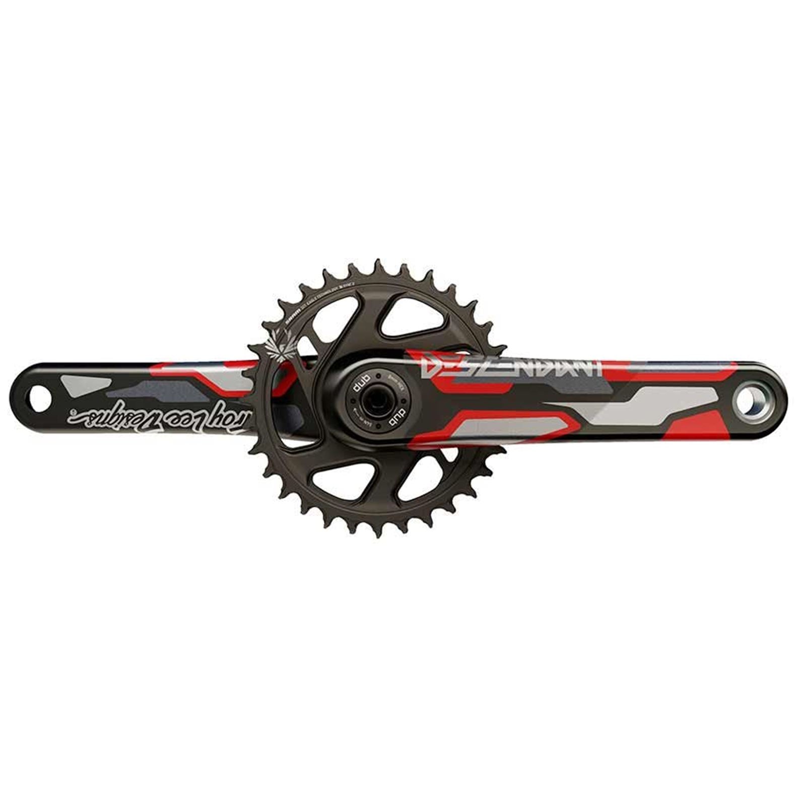 Truvativ Descendant CoLab DUB Crankset 170mm - Red - Boost [MPN: 00.6118.577.002]_1114856