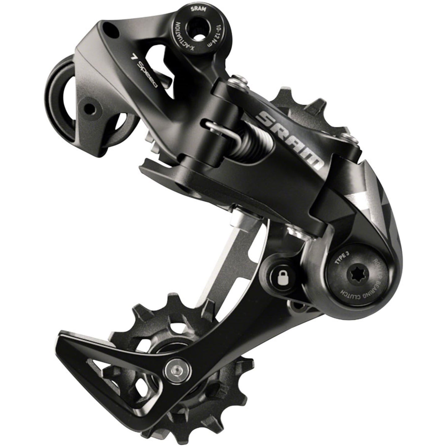 SRAM X01 DH Rear Derailleur Speed: 7 Cage: Short - Black [MPN: 00.7518.128.002]_1256181