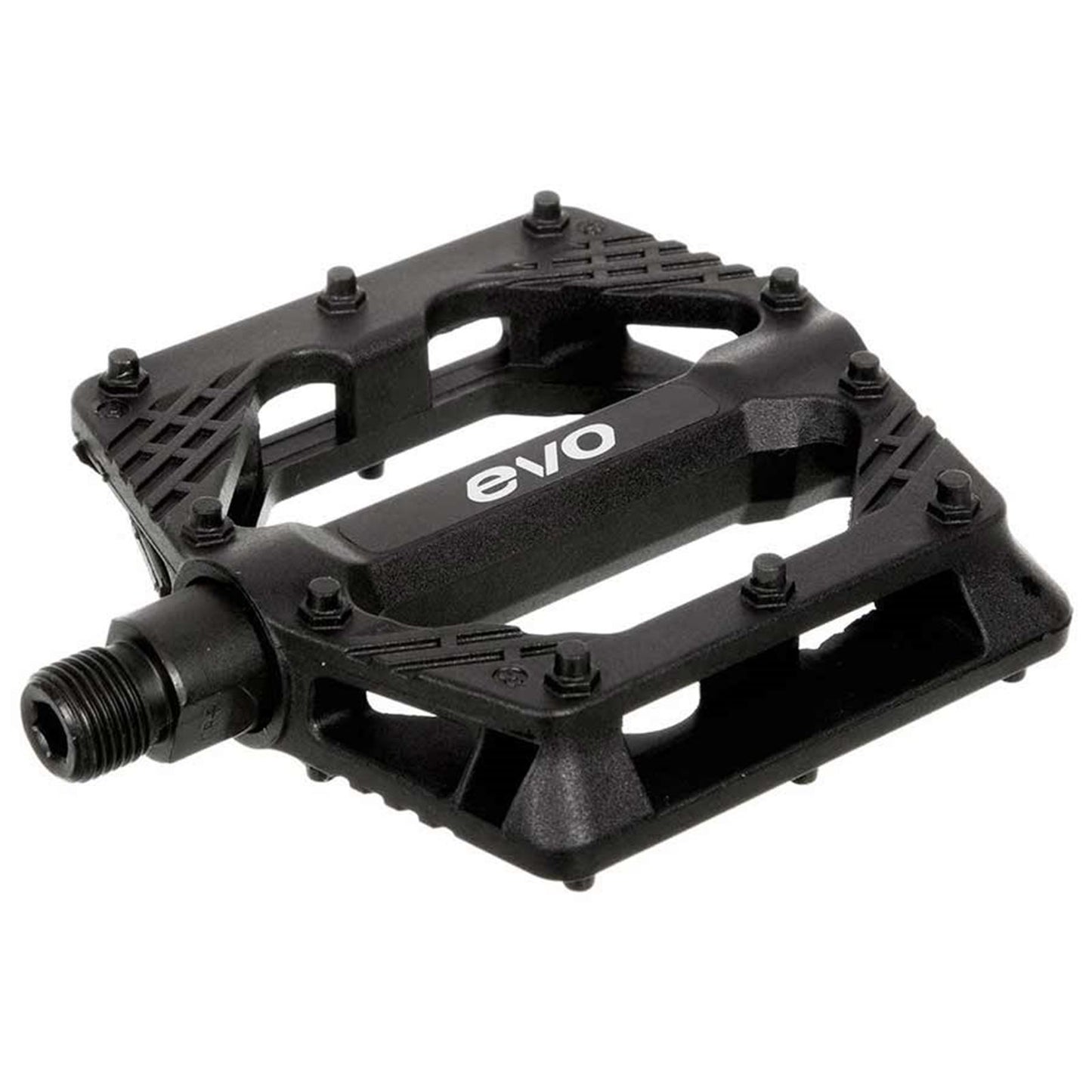 EVO Freefall Sport Platform Bike Pedals - Nylon - Black - Pair B223N BLACK_1114944