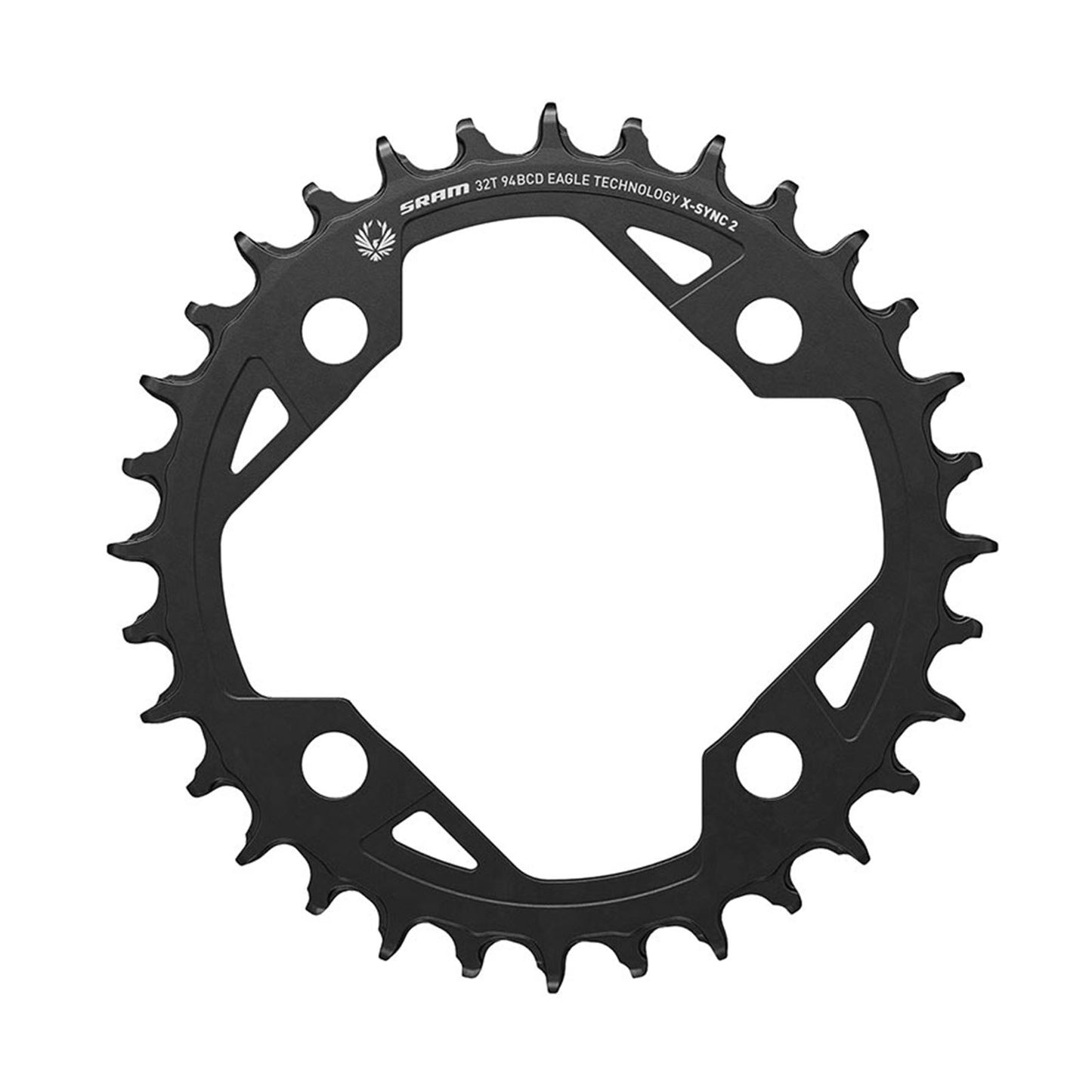 SRAM X-SYNC Chainring Teeth: 32 - Aluminum - Black [MPN: 11.6218.043.001]_1115040