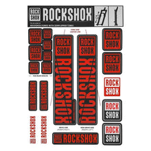 RockShox Decal Kit 35mm - MY18 - Red 11.4318.003.509_1115087