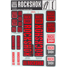 RockShox Decal Kit 35mm - MY18 - Red 11.4318.003.509_1221285