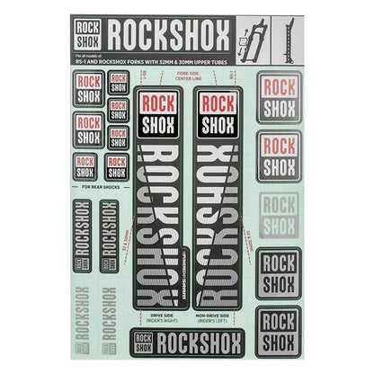 RockShox Decal Kit 30/32mm - White 11.4318.003.497_1115168