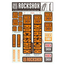 RockShox Decal Kit 30/32mm - NE02 Orange   11.4318.003.499_1135070