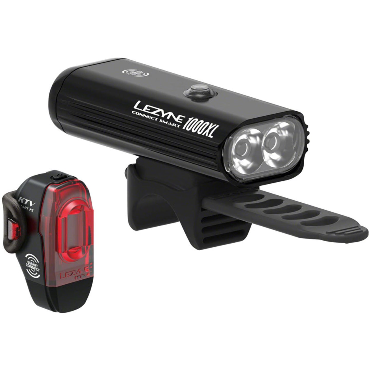 Lezyne Connect Smart 1000XL/KTV Pro Smart Light Set - Black [MPN: 1-LED-32P-V104]_1270236