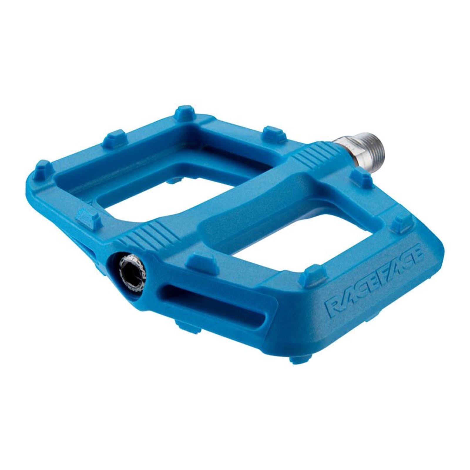Race Face Ride Platform Bike Pedals - Nylon - Blue - Pair [MPN: PD20RIDBLU]_1115951