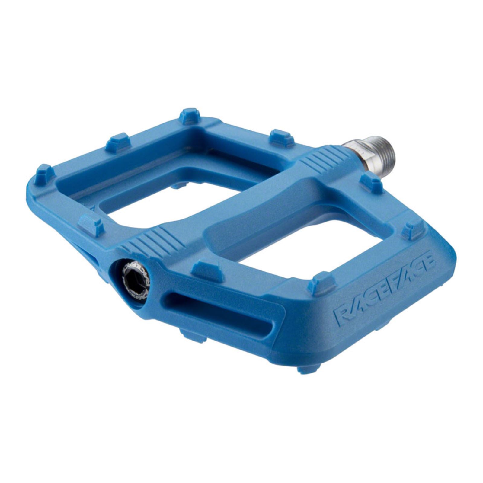 Race Face Ride Platform Bike Pedals - Nylon - Blue - Pair [MPN: PD20RIDBLU]_1254965