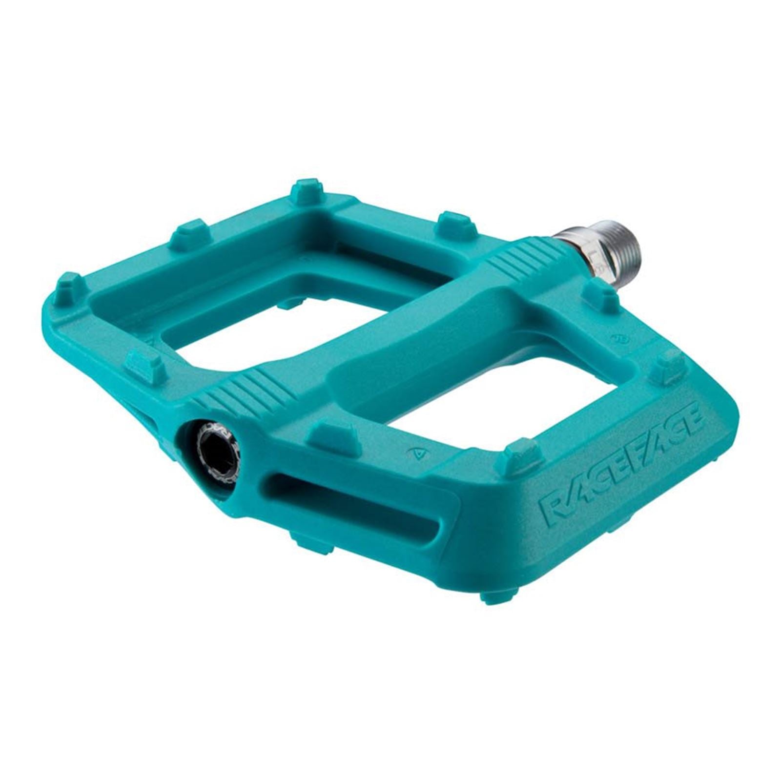 Race Face Ride Platform Bike Pedals - Nylon - Turquoise - Pair [MPN: PD20RIDTUQ]_1115954