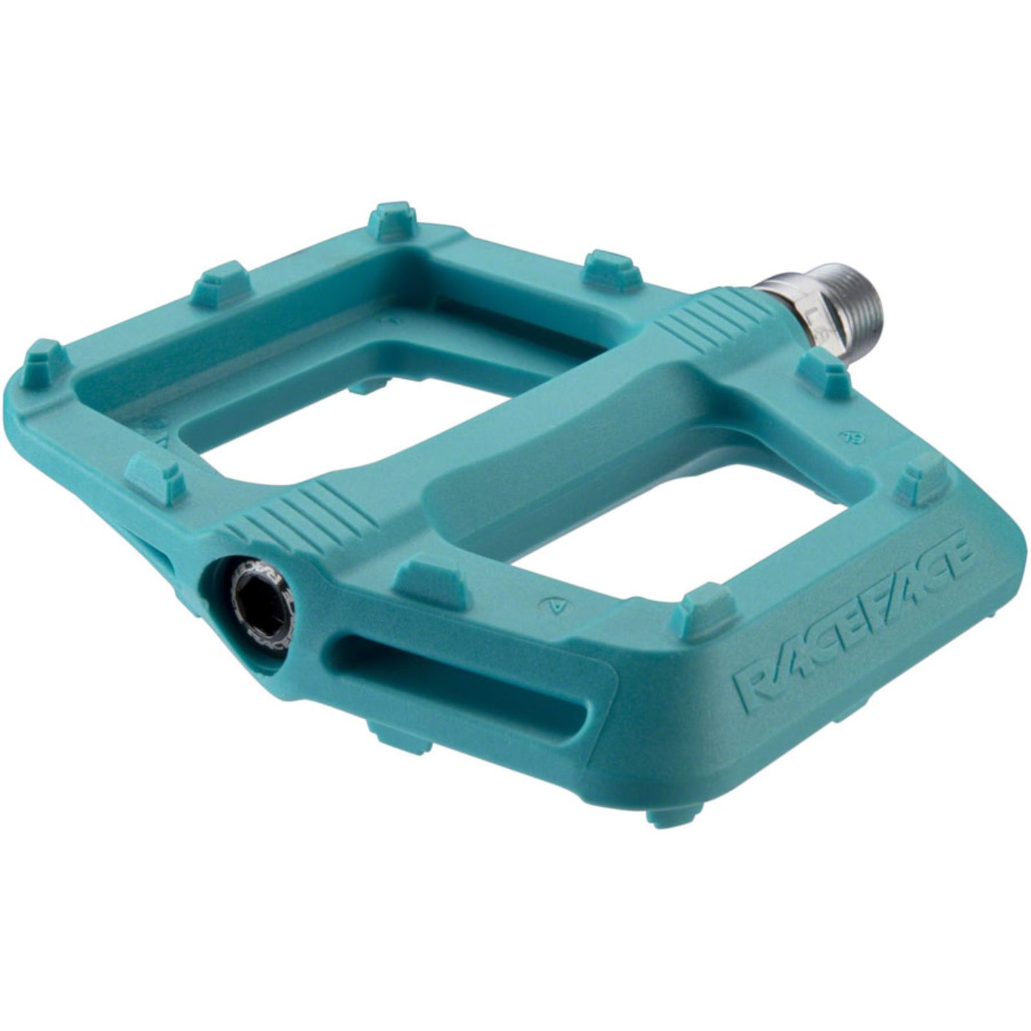 Race Face Ride Platform Bike Pedals - Nylon - Turquoise - Pair [MPN: PD20RIDTUQ]_1254968